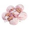 Llorens 63592 NEW BORN DIEVČATKO - realistická bábika bábätko s celovinylovým telom - 35 cm