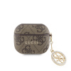 Guess 4G Script PC/PU Charm Pouzdro pro AirPods 3, GUA3P4E4CDW