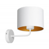 Luminex Nástenná lampa ARDEN 1xE27/60W/230V biela/zlatá LU3441 + záruka 3 roky zadarmo