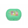 RAŇAJKOVÝ BOX MINI ZELENÝ BOX NA OBED Prasiatko Peppa 9,6x7x5,2 CM
