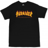pánske tričko THRASHER GODZILLA FLAME TEE Black L