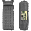 Springos Samonafukovacia karimatka s vankúšom 193x66x3,5 cm TERRA sivá