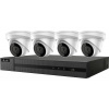 HiLook Powered by HIKVISION/ 4K PoE Turret KIT/ IK-4248TH-MH/P/ 4x kamery IPC-T280H 2.8mm/ 1x NVR-104MH-C/4P/ 2TB HDD 301501642