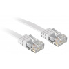 LINDY patch kábel Cat6 plochá páska netienená biela 3,00 m