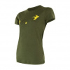 SENSOR MERINO ACTIVE PT SWALLOW dámské triko kr.rukáv safari green 17200028-00