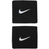 Potítko Nike Swoosh Wristbands - Čierny