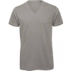 B&C | Inspire V T /men, Pánske tričko s výstrihom do V, sivá light, M
