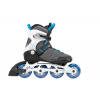 K2 ALEXIS 84 Pro šedo/modré dámske inline korčule - US 8 / UK 5,5 / EU 39