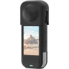 Puluz PULUZ silicone pČervenáective case with lens cover for Insta360 X5 (Čierna)