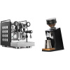 Rocket Espresso Appartamento, black/white + Eureka Mignon Zero 65 Speedy, CR black