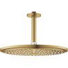 GROHE Rainshower Cosmopolitan EcoJoy horná sprcha 1jet, priemer 310 mm, s prívodom zo stropu 142 mm, kartáčovaný Cool Sunrise, 26067GN0
