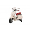 mamido Detský elektrický skúter Vespa GTS biela