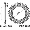 PBR 456245C45 PBR PREDAJ ZADNÉ REŤAZOVÉ KOLESO 4562 45 C45 HONDA CB 1000R '08-'18 (JTR1340.45) (CHAIN.530) (SDT.+1)