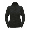 STEDMAN LUX HOODED KNITFLEECE JACKET ST5560 / Dámska pletená fleecová bunda s kapucňou - čierny melír XXL