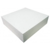 Polystyrénová maketa na tortu štvorec 20x20x7,5 - Decora