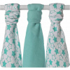 KIKKO Bambusové XKKO BMB 70 x 70 Little Stars Turquoise MIX 3 ks