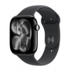 Apple Watch Series 11 Cellular 46 mm Klavírny čierny hliník s čiernym športovým remienkom S/M MFC24WF/A