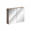 Zrkadlová skrinka SANTA FE OAK 84-80-A-2D