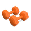 Sada šesťhranných fitness činiek 2x6kg