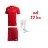 Futbalová sada Adidas Entrada 18 pre celé mužstvo, od 12 ks, červená počet ks v sade: 12 hráčskych setov