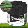 Vlnitý trávnikový obrubník Bradas plast čierny 900 cm x 15 cm