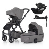 PETITE&MARS SET Kočík 4v1 ICON Dove Grey LITE RWS + CBX By CYBEX Aton B2 i-Size