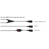 Jabra Supervisor Y-cord, QD-2xQD (mute switch) 8800-02-01