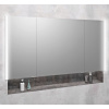 Sapho INTEGRA zápustná galérka s LED osvetlením, 125x70cm IN125