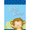 Pozvánky Baby Shower Boy Opička 8ks
