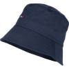 Tommy Hilfiger ESSENTIAL FLAG BUCKET tmavo modrá,biela Klobúk UNI
