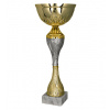 DEMI SPORT Športová trofej Pohár 9266 Farba - hlavná: Zlatá, Farba - doplnková: Strieborná, Veľkosť trofej: B - 31.5 cm
