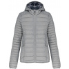 KARIBAN VINTAGE DOWN JACKET K6111 / Dámska zimná bunda - marl silver M