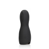 Vibračný masturbátor - sladké drievko čierny - Loveline Vibrating Masturbator Sleeve Licorice Black