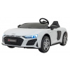 RAMIZ Elektrické autíčko Audi Spyder R8 LIFT - dvojmiestne - biele - 2x200W - 24V/14Ah - 2025