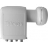 TelForceOne SAT prevodník QUAD TELEVES sivý [747202]