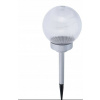 Solárne svietidlá - Solárna lampa Rebrovaná farebná guľa 44cm (Solárne svietidlá - Solárna lampa Rebrovaná farebná guľa 44cm)