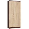 Uzavretý regál R80 2D 8P CLP wenge / sonoma