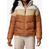 Columbia Puffect II colorblock jacket hnedá béžová biela