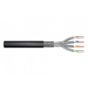 DIGITUS CAT 7 S-FTP outdoor installation cable, 1200 MHz PE, inner Eca (LSZH-1), AWG 23/1, 500 m, sx, black (DK-1741-V-5-OD)