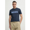 Bavlnené tričko BOSS BOSS CASUAL Thinking 1 50481923 tmavomodrá S