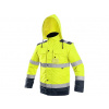 CXS Bunda LUTON, výstražná, žluto-modrá Velikost: M