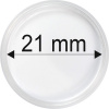 Plastové kapsule na mince o priemere 21 mm - 10 ks