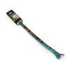 COBBYS PET Textilné vodidlo s labkami 120cm/16mm modré (COBBYS PET Textilné vodidlo s labkami 120cm/16mm modré)