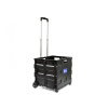 GEKO G71130 Přepravní skládací box, nákupní vozík na kolečkách 35 kg