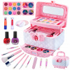 SET NA MAKE-UP MAKEUP NA NECHTY KOZMETIKA PRE DIEVČATÁ ZRKADLO KUFRÍK