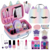 VEĽKÁ SADA KOZMETICKÝCH PRÍPRAVKOV NA LÍČENIE NECHTOV MAKE UP PRE DETI KUFRÍK