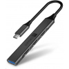 CONNECT IT USB-C hub, (1xUSB-A 3.0, 3xUSB-A 2.0), externí, antracitová CHU-5050-AN