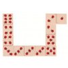 Drevená logická hra domino GOKI, Lienky, 28 ks Goki 4013594567169