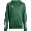 Adidas Tiro 23 Competition Hoodie Jr HU1357 sweatshirt (196927) Black/Green 152cm