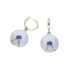 Náušnice Biele Keramické cubic Zirconia 925 sterling SILVER(w706) (Náušnice Biele Keramické cubic Zirconia 925 sterling SILVER(w706))